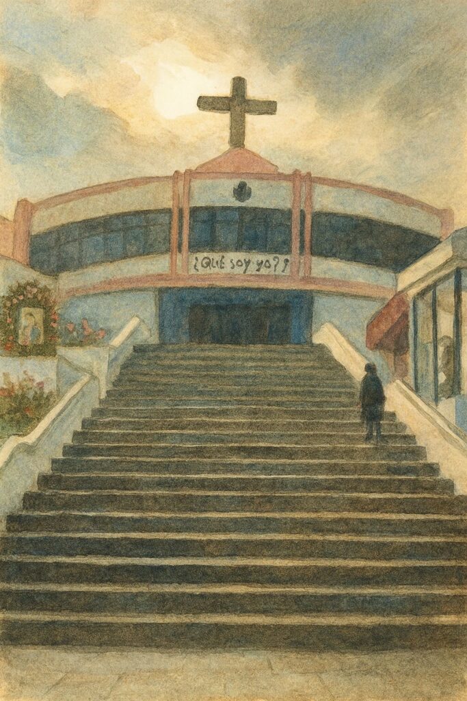 Fachada de la Basílica Menor de El Dique en Xalapa durante festividad guadalupana