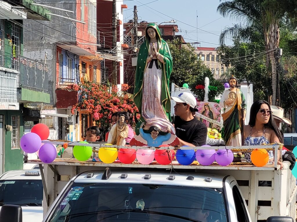 Mapa de calles cerradas en Xalapa por peregrinaciones 2025