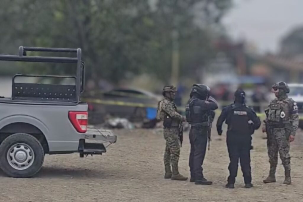 Escena del crimen en Potrero del Llano tras ataque armado