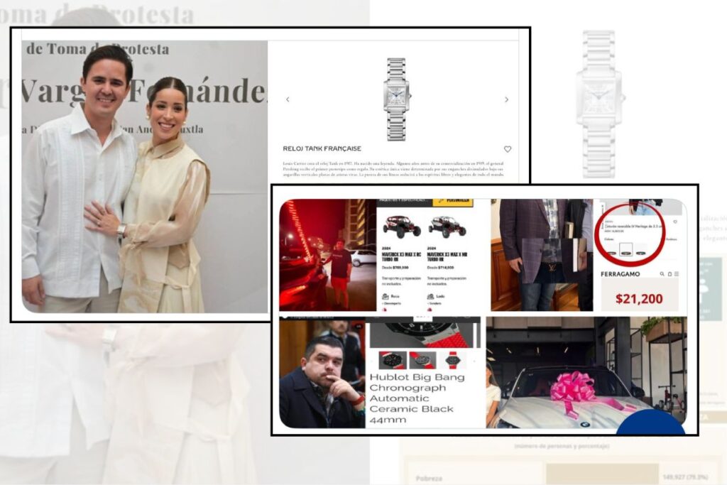 Alcaldes de Morena en Veracruz lucen artículos de lujo en municipios con alta pobreza