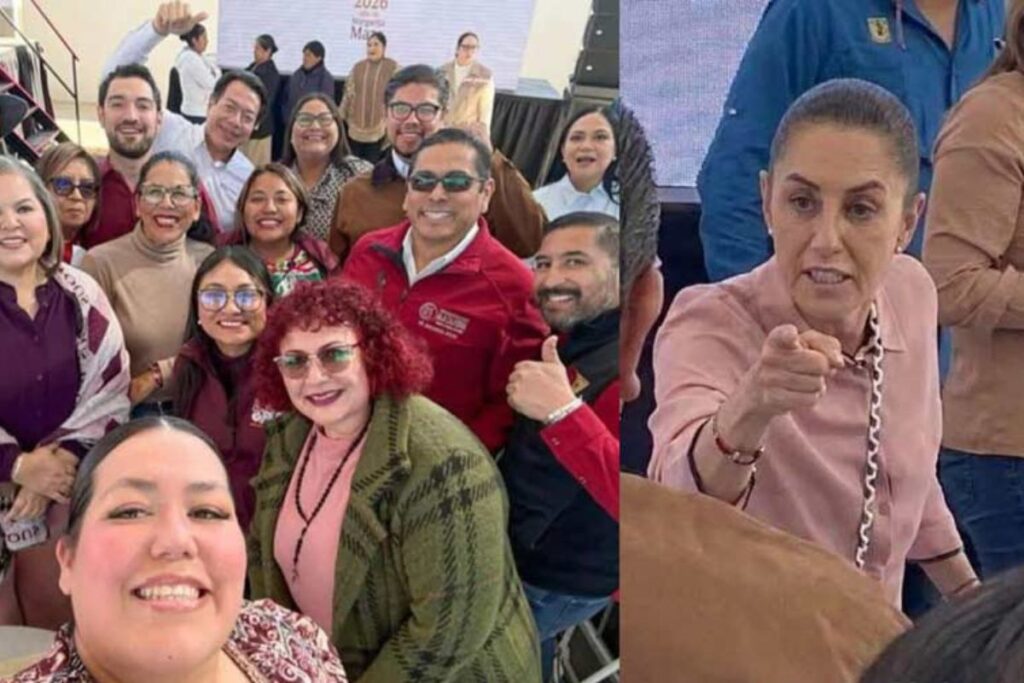 Presidenta Claudia Sheinbaum reprende a legisladores de Morena durante gira en Baja California
