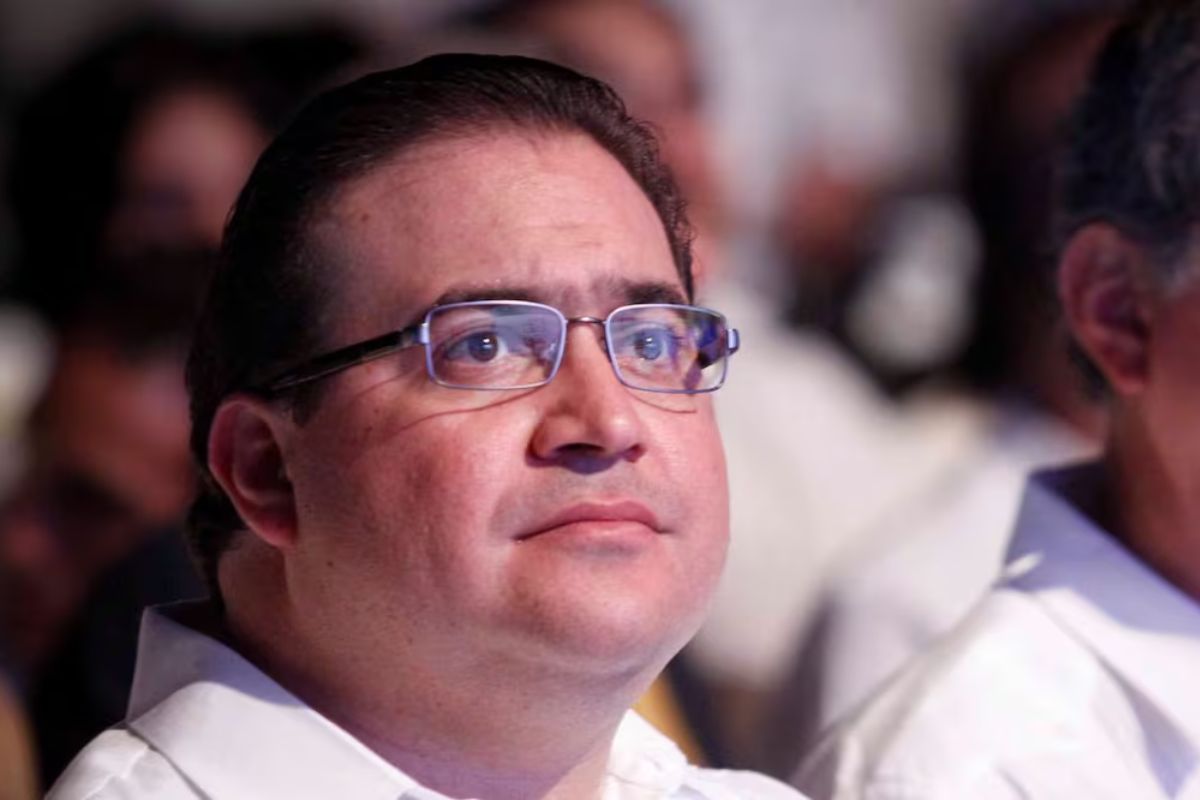 Javier Duarte durante audiencia por nueva acusación de peculado