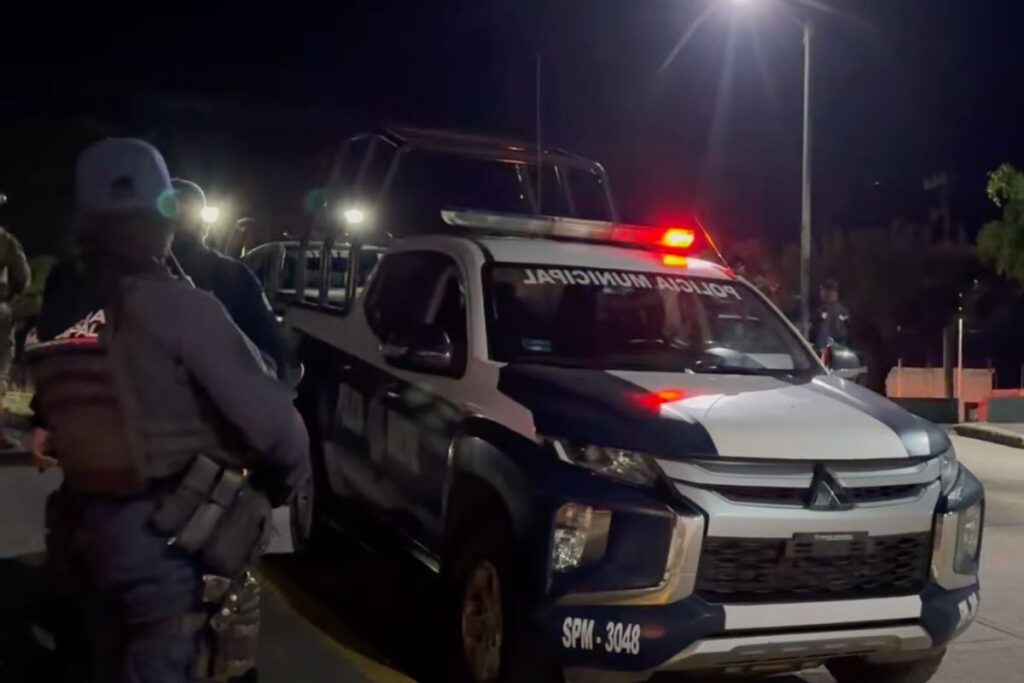 Escena de operativo de seguridad en Veracruz tras jornada con cinco homicidios el 20 de febrero.