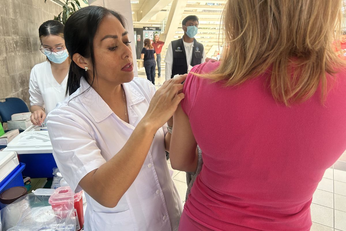 Mapa nacional del brote de sarampión 2025-2026 con casos confirmados en Veracruz