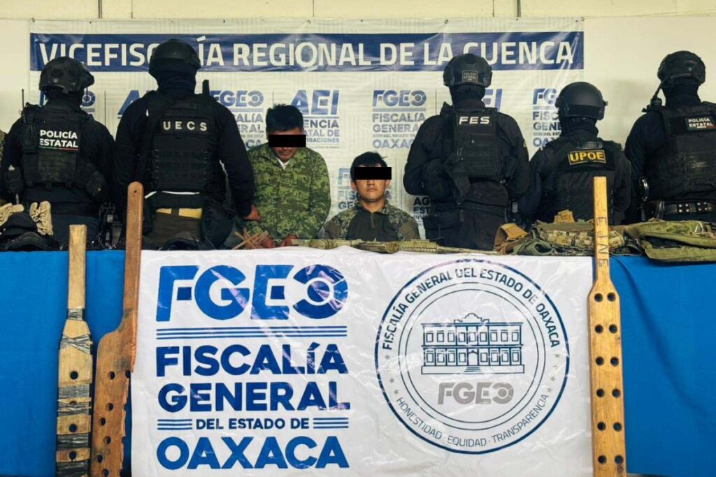 Operativo conjunto entre Veracruz y Oaxaca desarticula casa de seguridad de célula delictiva.