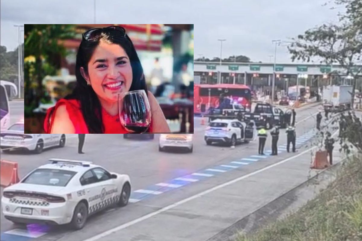 Escena en autopista México-Tuxpan donde policías dispararon contra camioneta y murió doctora del IMSS de Poza Rica