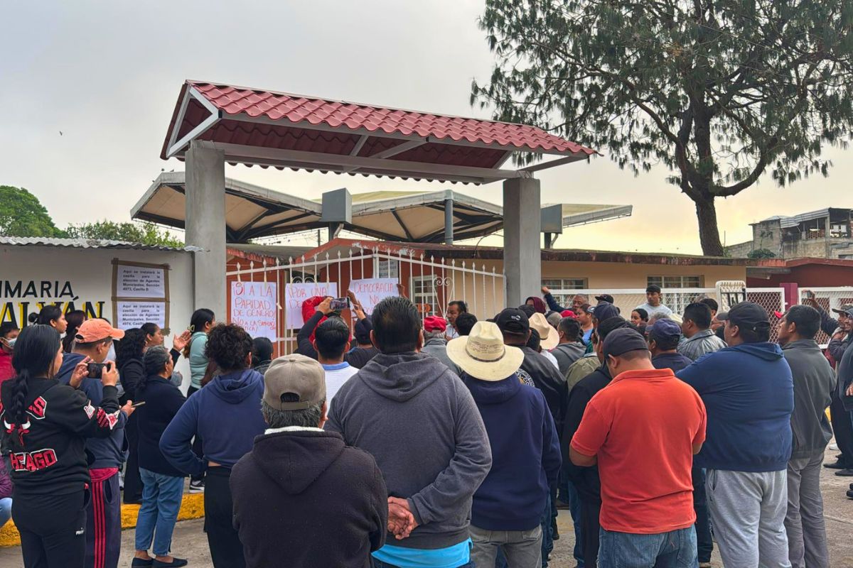 Suspensión de elección en Chiltoyac Xalapa por conflicto y ruptura de boletas