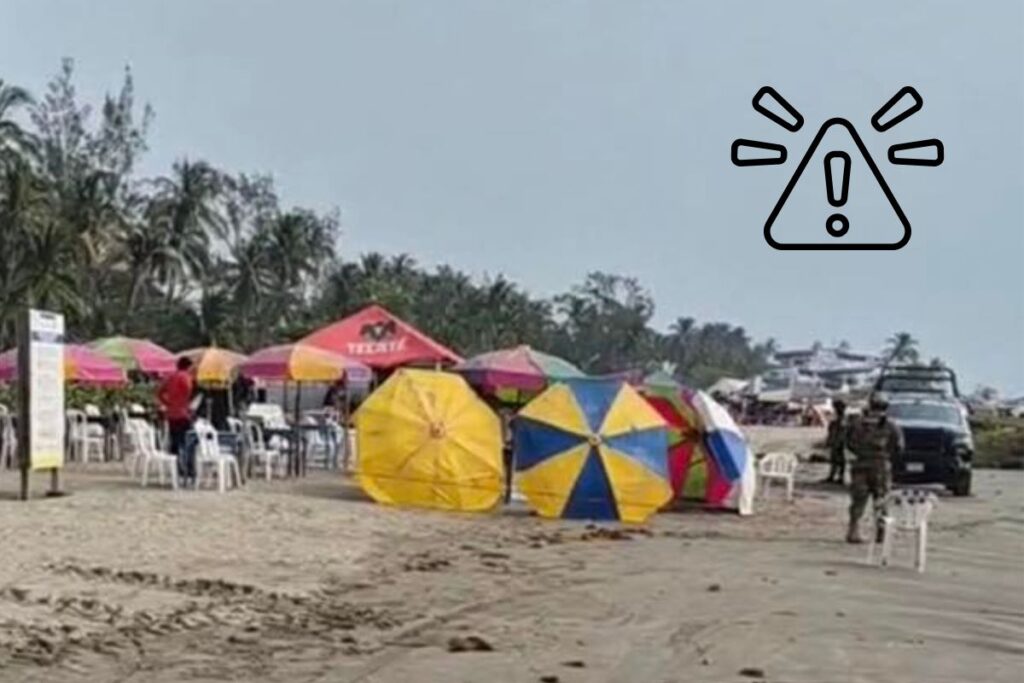 Playa Mocambo acordonada tras muerte de menor por ahogamiento en Boca del Río