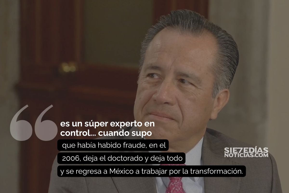 Claudia Sheinbaum habla sobre el doctorado de Cuitláhuac García en Hamburgo durante la Mañanera.