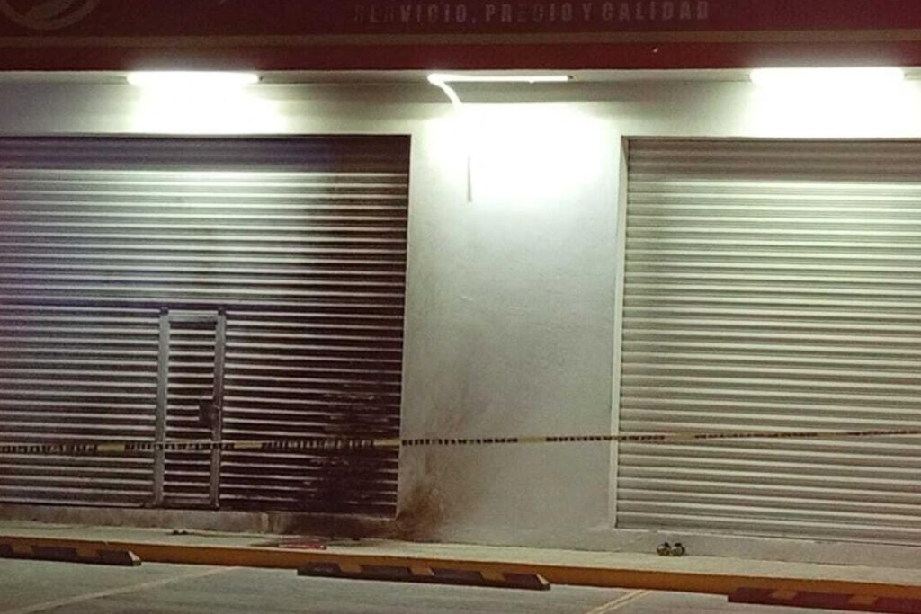 Movilización policiaca tras ataque a carnicerías El Jarocho en Tuxpan Veracruz