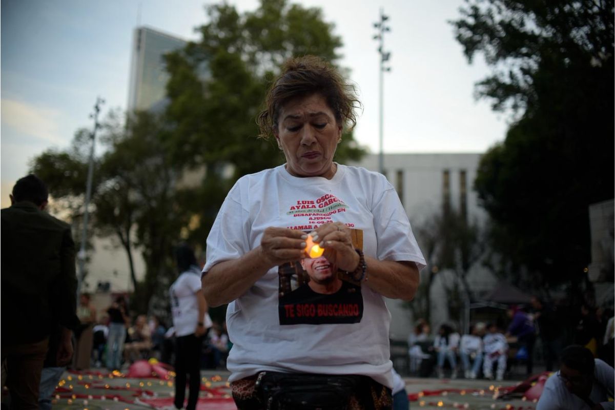 Madres buscadoras marchan el 10 de mayo para exigir la localización de personas desaparecidas en México.