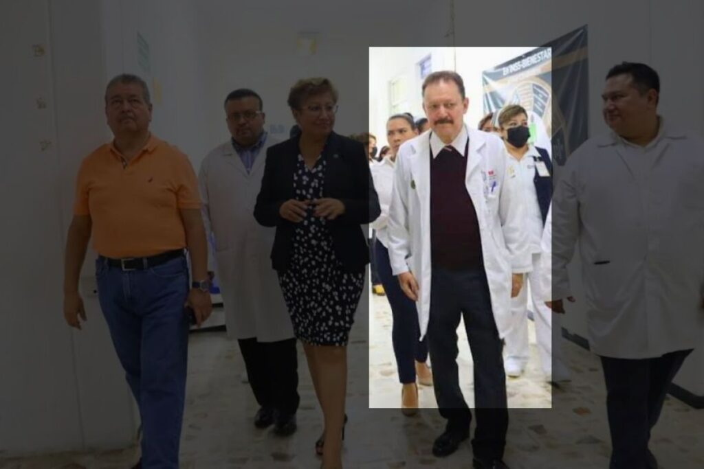 Heliodoro Herver Medécigo, director del Hospital General Doctor Darío Méndez Lima de Huatusco, tras el ataque reportado este 19 de junio