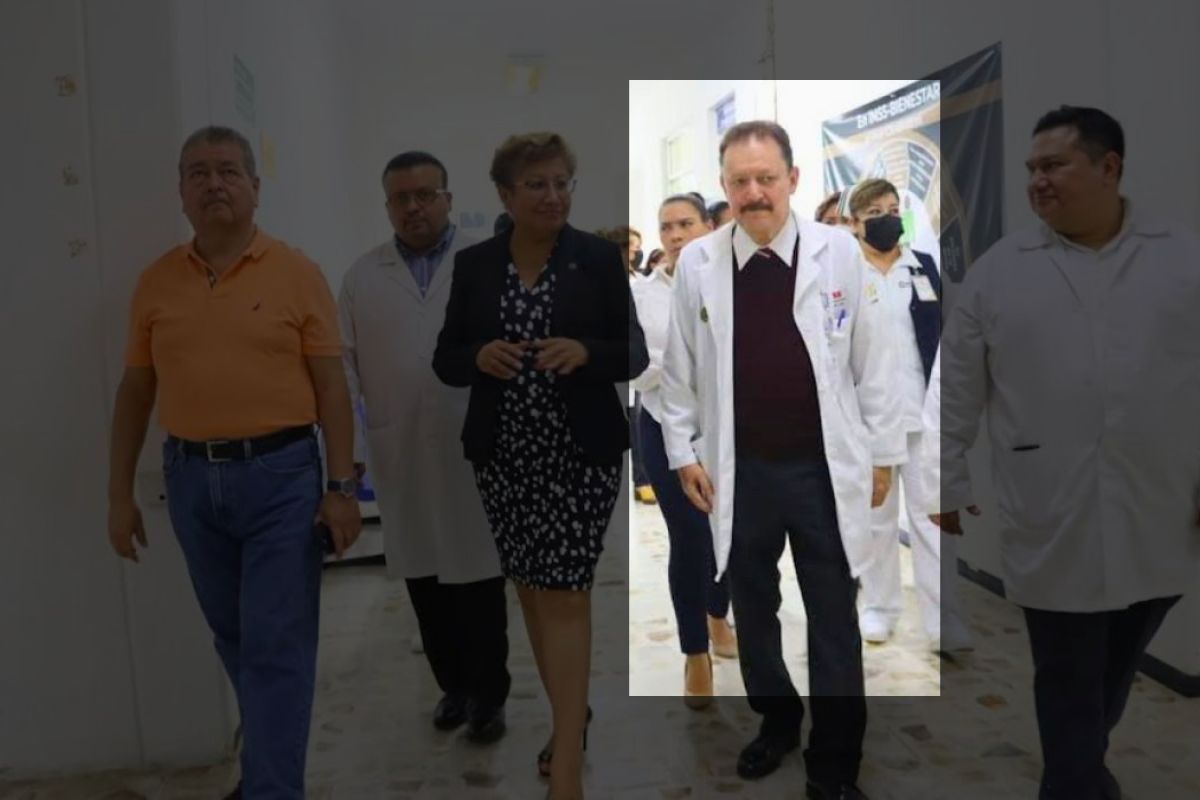 Heliodoro Herver Medécigo, director del Hospital General Doctor Darío Méndez Lima de Huatusco, tras el ataque reportado este 19 de junio