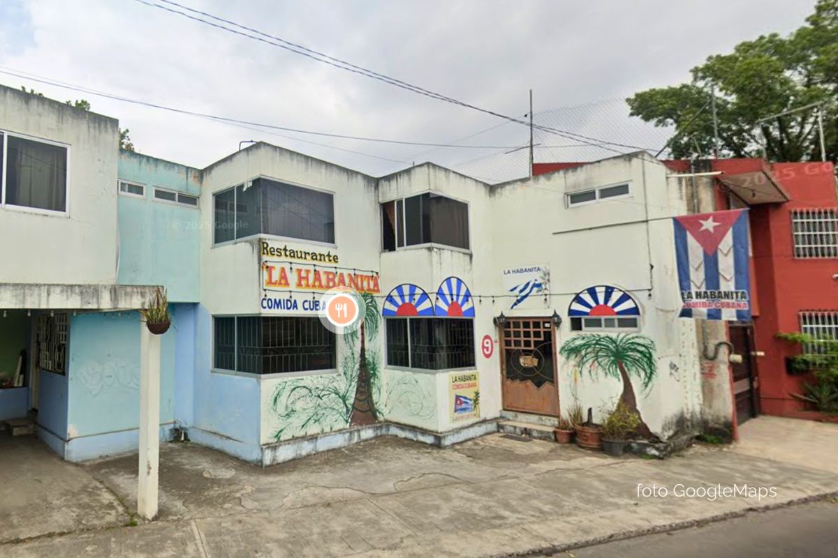 Restaurante La Habanita en Xalapa donde fue hallado sin vida su propietario durante la madrugada del 19 de junio de 2026