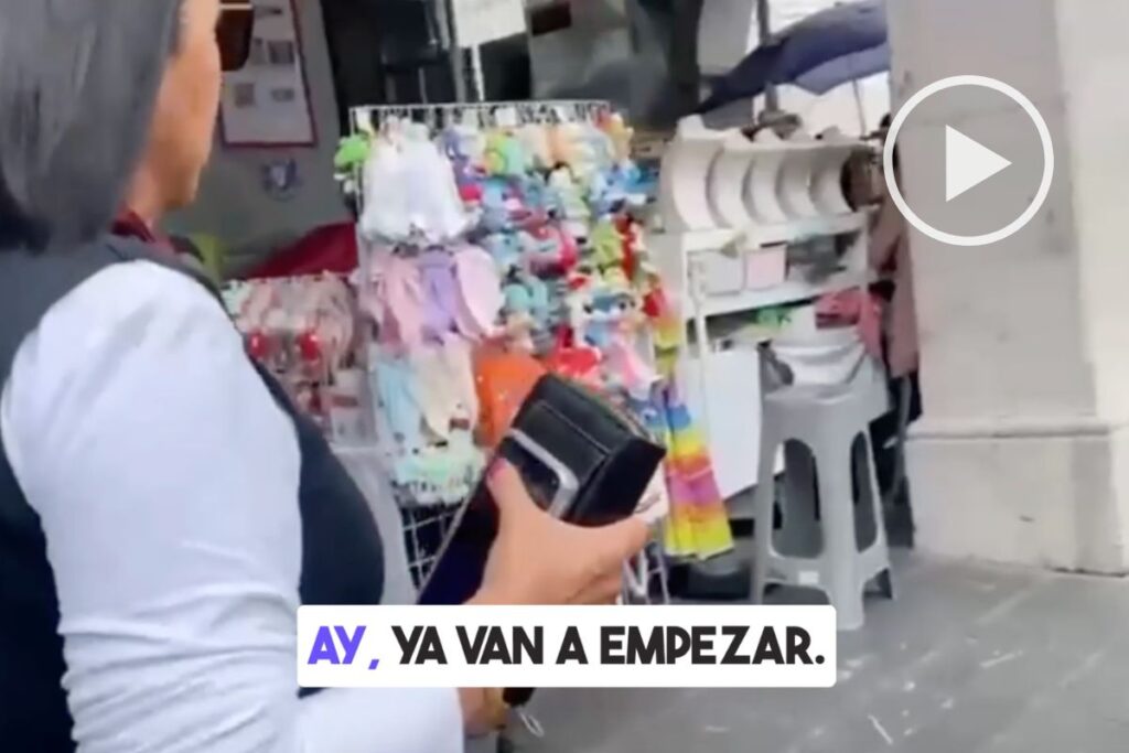 Lutgarda Madrigal Valdez evita responder a reporteros sobre la estrategia ante las desapariciones en Veracruz.