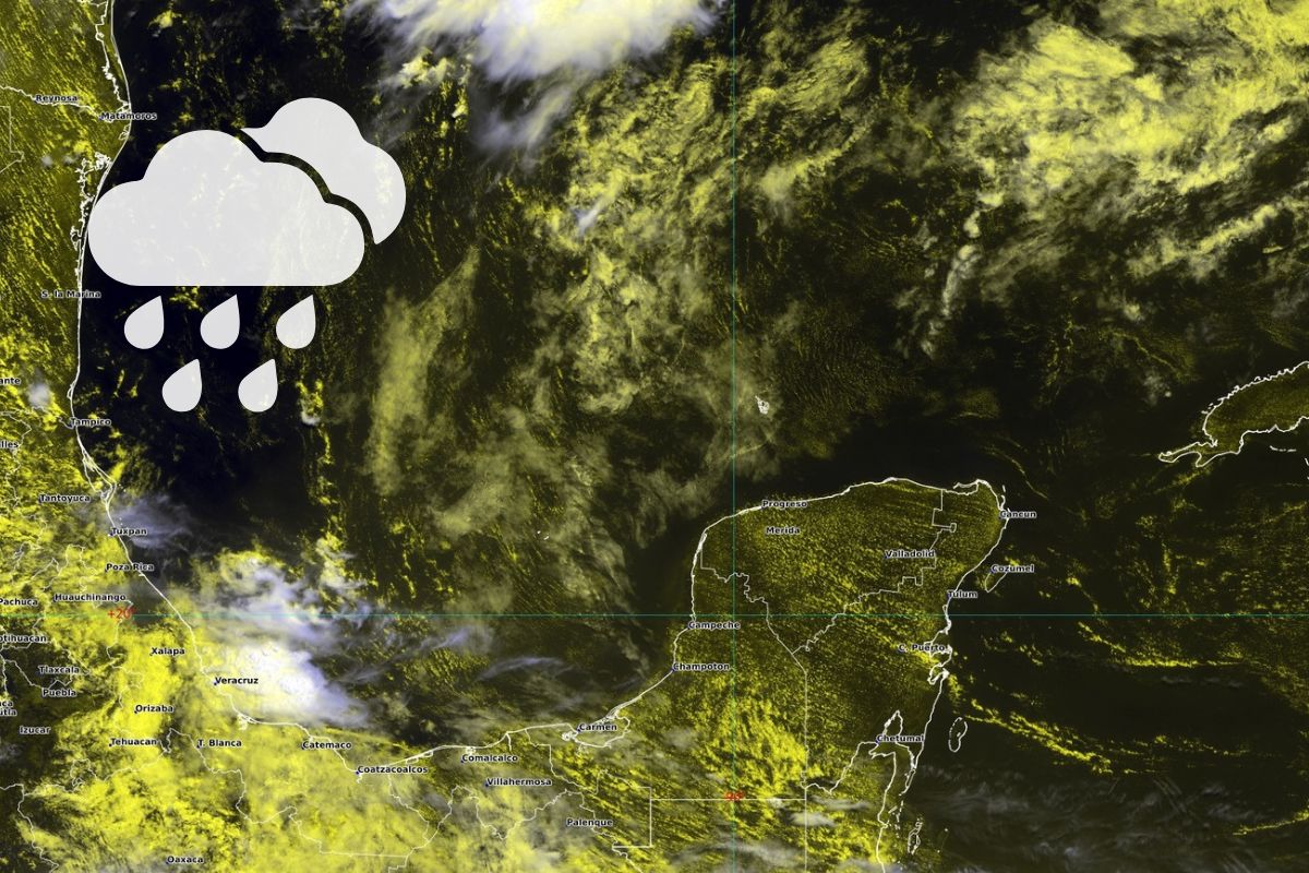 Lluvias intensas en Veracruz hoy con pronóstico de precipitaciones en el centro y sur del estado, según el Servicio Meteorológico Nacional.