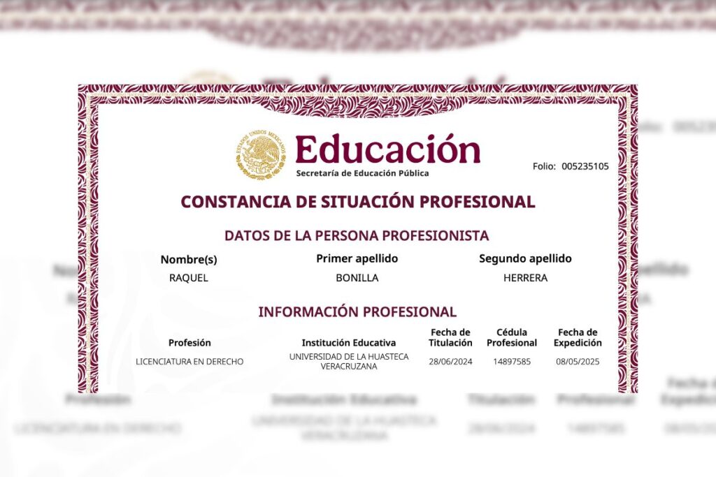 Raquel Bonilla Herrera, nueva secretaria de Educación de Veracruz.