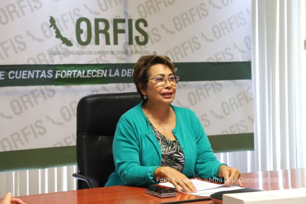 Delia González Cobos, titular del ORFIS Veracruz.