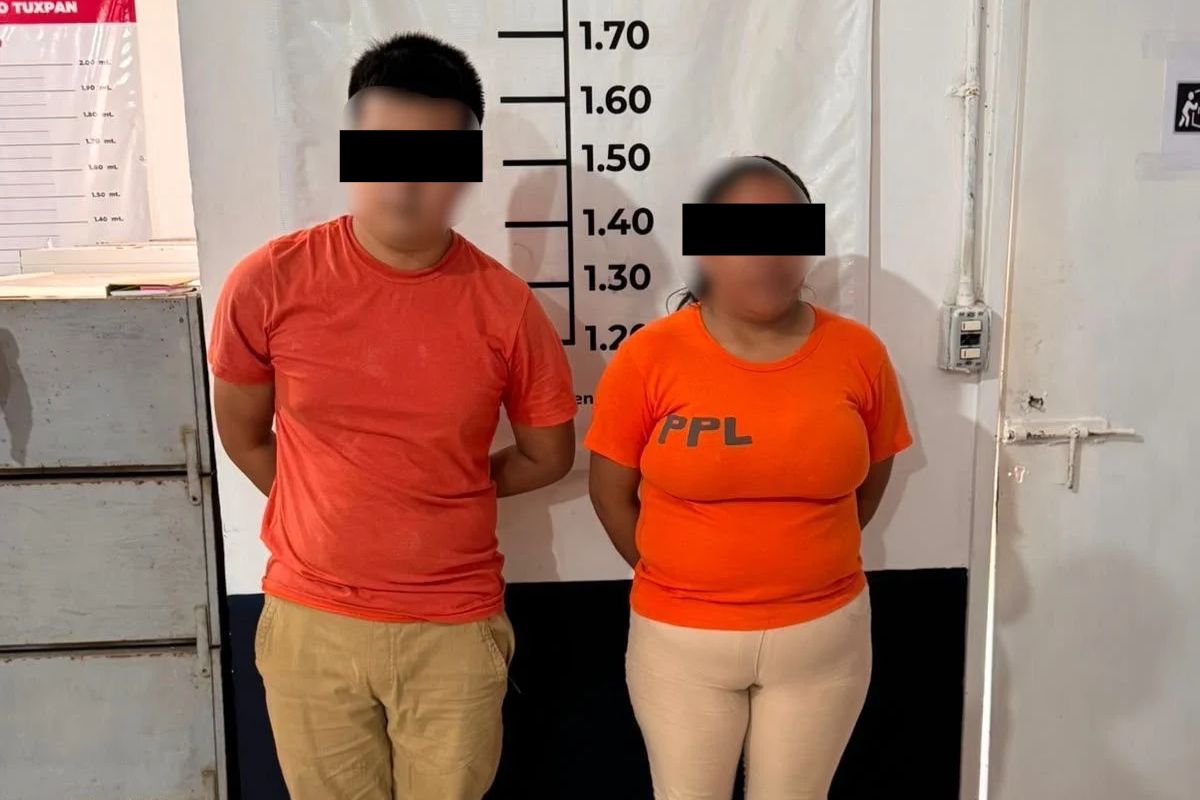 Los detenidos por el caso del taxi con número económico 1402 en Tuxpan, Veracruz.