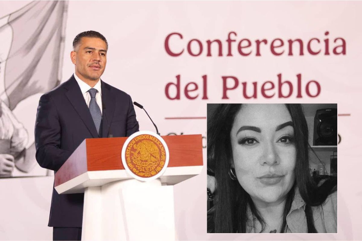Omar García Harfuch informa sobre la detención de Sergio "N", alias "El Búho", en el caso del homicidio de la periodista Roxana Guzmán Ramírez.