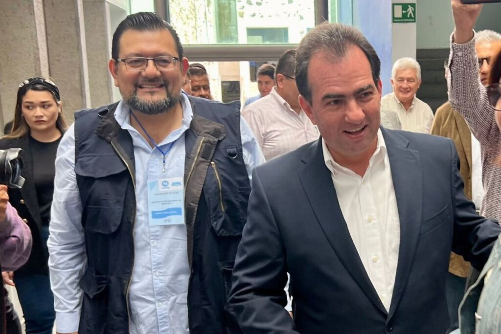 José Francisco Yunes Zorrilla durante un acto del PRI en Veracruz.