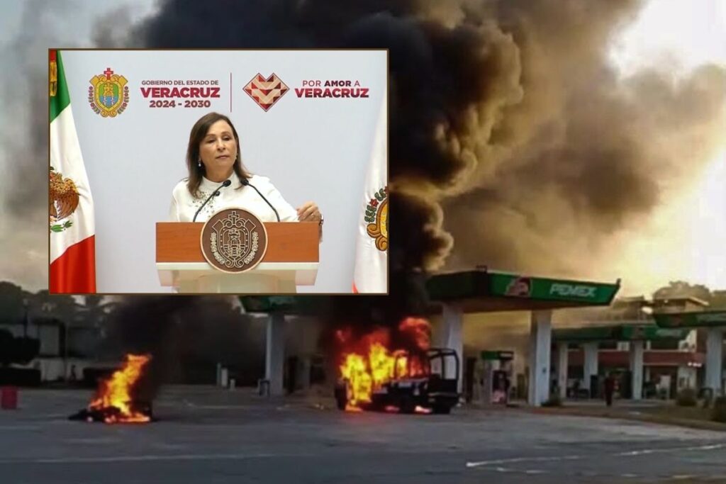 Rocío Nahle García, gobernadora de Veracruz, conferencia de prensa.