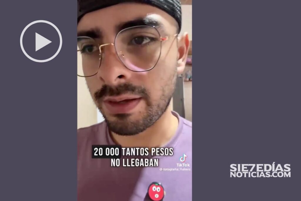 José Alberto Flores Hernández, extrabajador del Congreso de Veracruz que denunció a la diputada Dorheny García Cayetano.