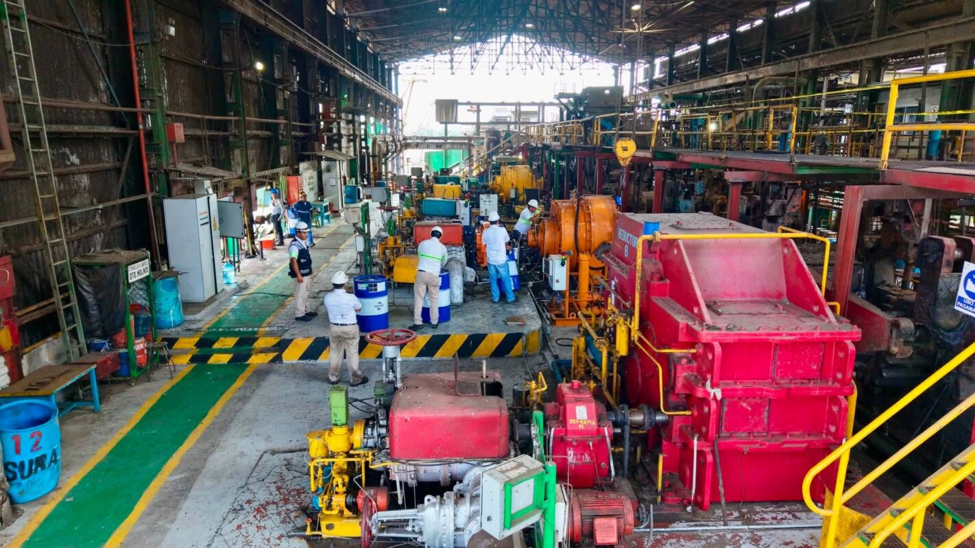 Trabajadores del Ingenio San Pedro en Lerdo de Tejada, Veracruz.