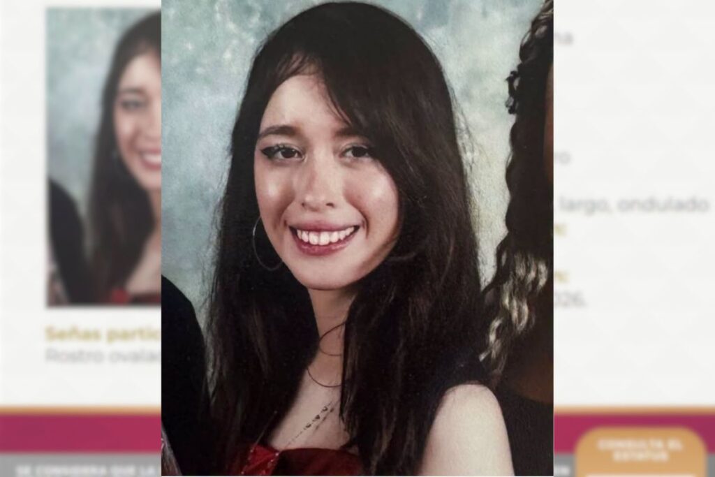 Ficha de búsqueda de Daniela Sánchez Delgado, estudiante de la Universidad Veracruzana.