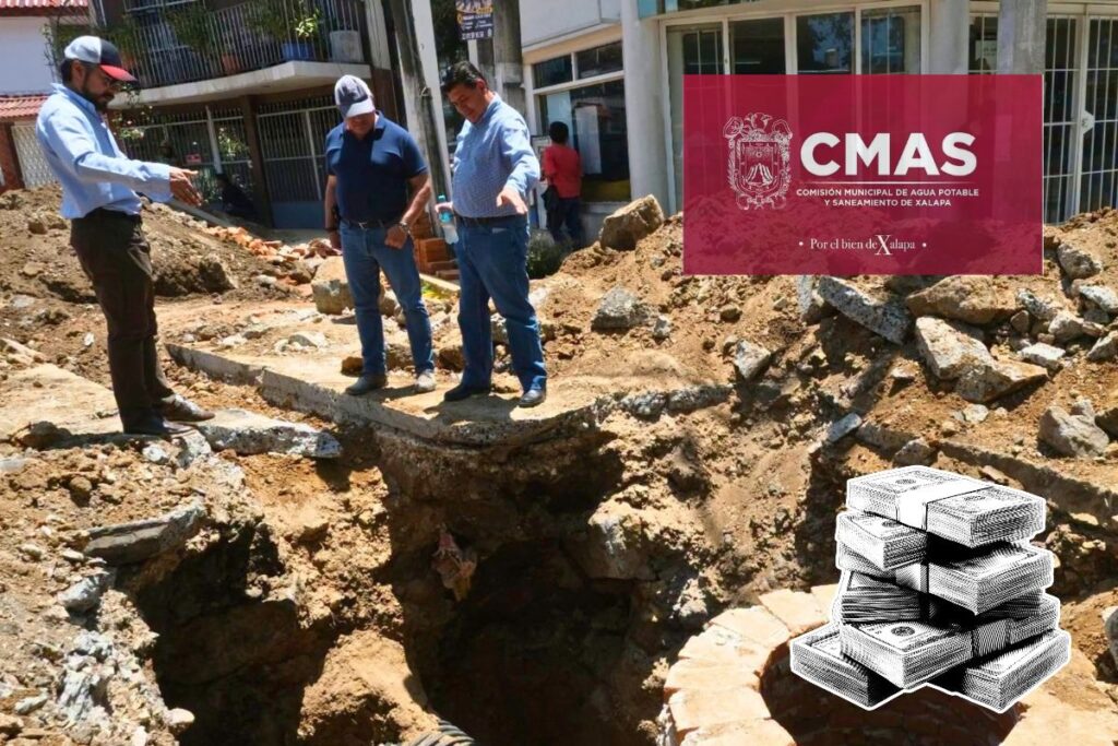 Obra de CMAS Xalapa, organismo con deuda con Banobras al cierre de 2025, según el ORFIS.
