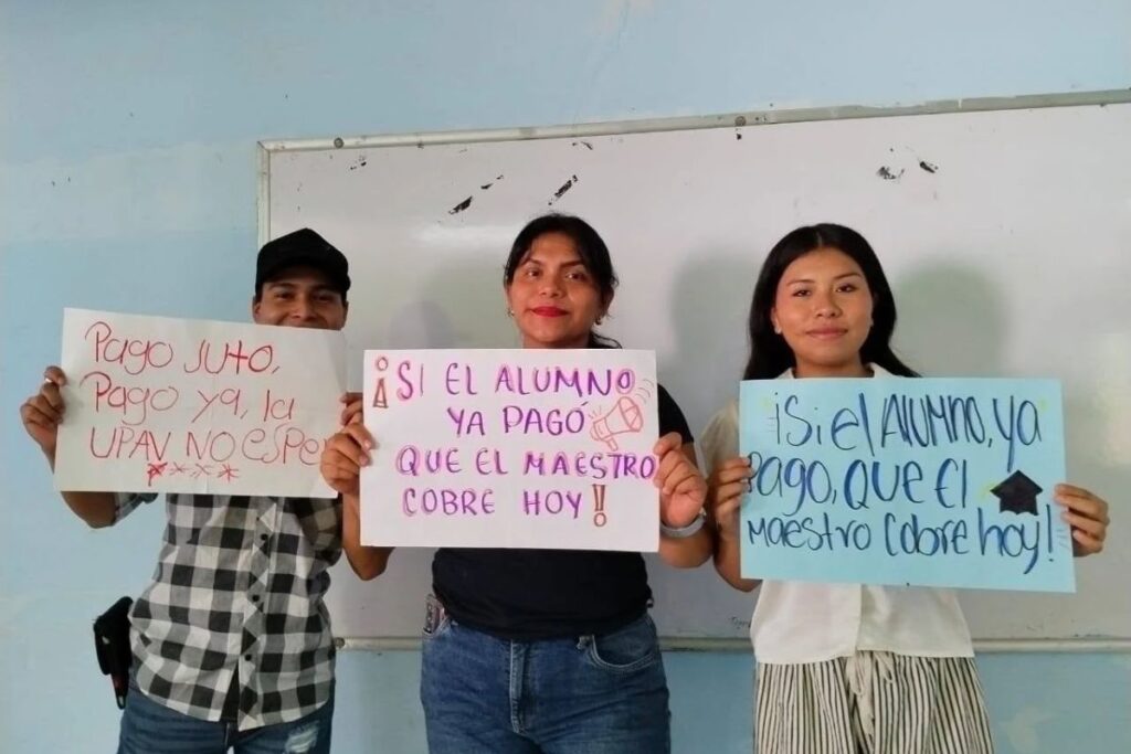 El pago sigue pendiente a docentes de la UPAV.