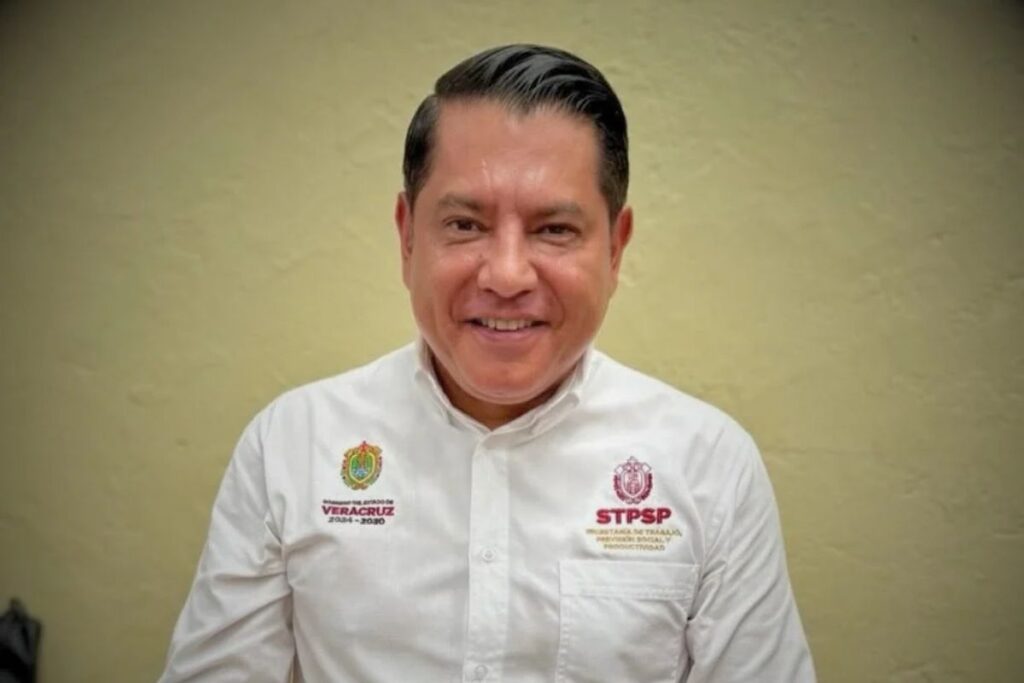 Luis Arturo Santiago Martínez, secretario del Trabajo de Veracruz.