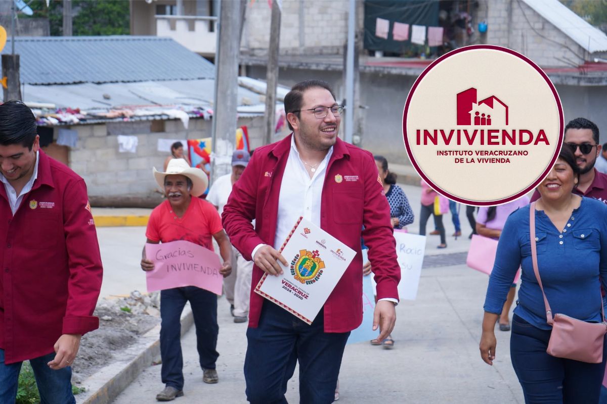 Fachada del Instituto Veracruzano de la Vivienda (INVIVIENDA), donde ocho trabajadores esperan su reinstalación