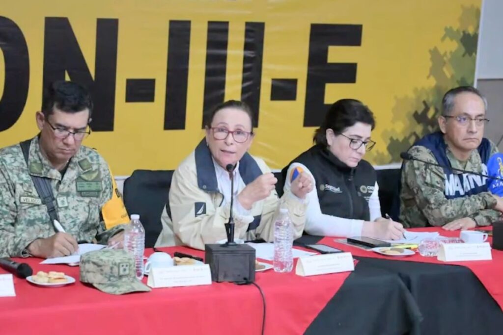 Rocío Nahle García, gobernadora de Veracruz, habla sobre la muerte de una familia en Las Choapas