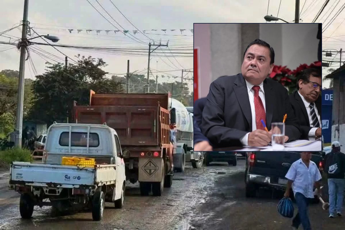 Bloqueo de habitantes en la carretera Ojo Zarco, Nogales.