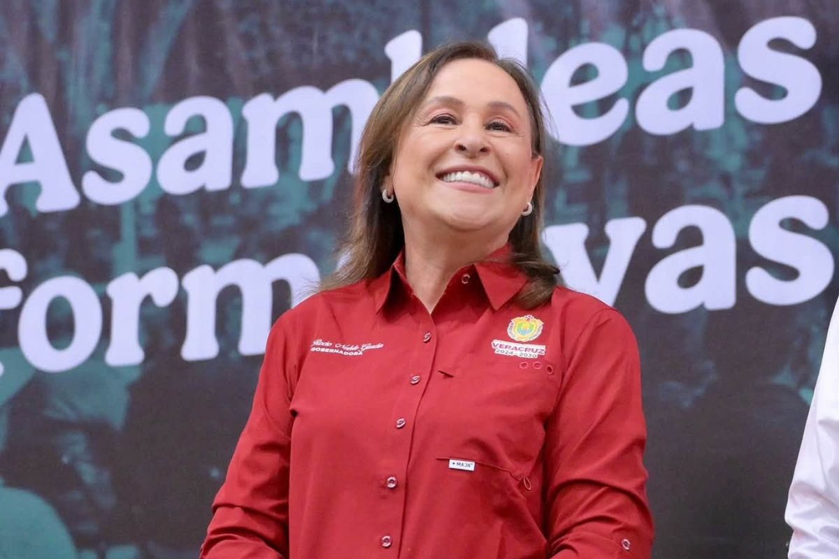 La gobernadora de Veracruz, Rocío Nahle García