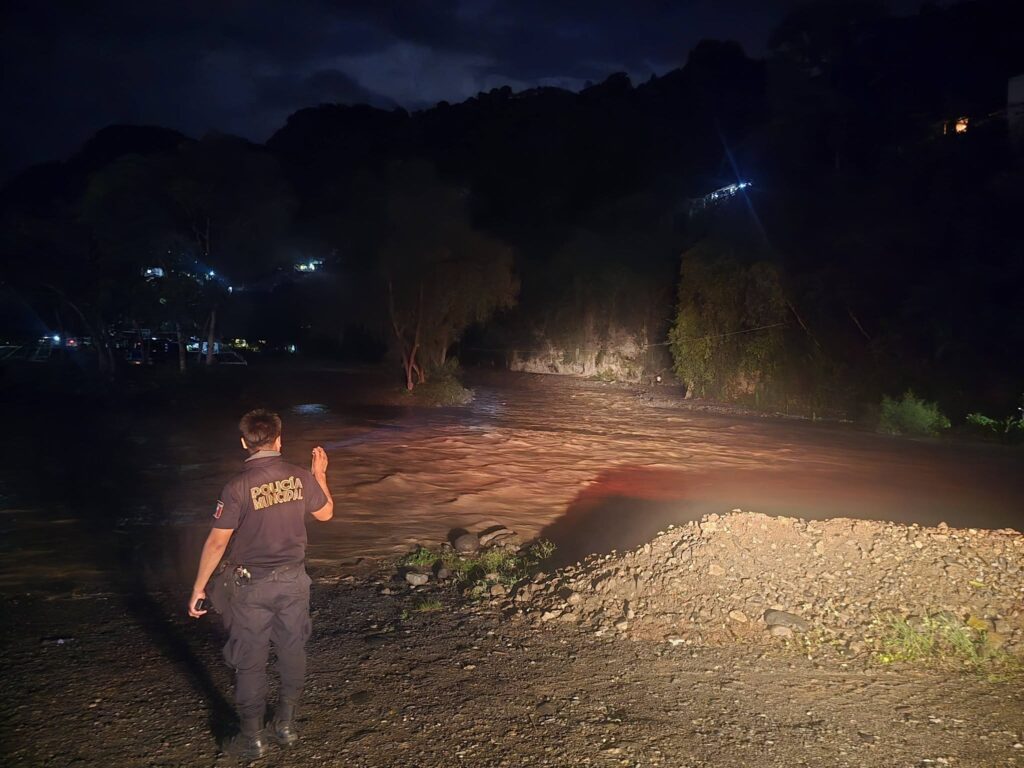 La crecida de los ríos en la región norte de Veracruz.